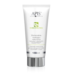 APIS Hydro Evolution, Ekstremalnie nawilżająca maska żelowa z gruszką i rabarbarem AQUAXTREM TM