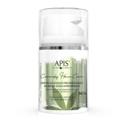 APIS Cannabis Home Care, Krem Łagodząco-regenerujący na bazie oleju konopnego, 50 ml