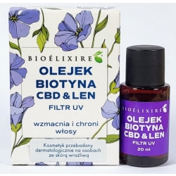 FAROUK Bioelixire Serum Biotyna CBD i Len 20 ml | Filtr UV