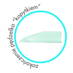 PĘDZEL CLEAR 6MM ŻEL NATURALNY WŁOS