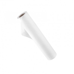 ZESTAW FOTEL 210 + TABORET 303 BIAŁY Z OPARCIEM + PRZEŚCIERADŁO FLISELINOWE