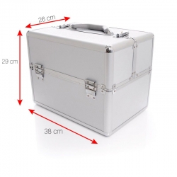 KUFEREK KOSMETYCZNY S STANDARDOWY SILVER TNS