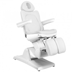 Fotel kosmetyczny do pedicure elektryczny Azzurro 870S 3 silniki biały