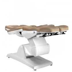 Fotel kosmetyczny do pedicure elektryczny Azzurro 870S 3 silniki Cappuccino