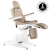 Fotel kosmetyczny do pedicure elektryczny Azzurro 870S 3 silniki Cappuccino