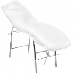 Quickepil jednorazowy pokrowiec na fotel z gumką 90 x 220 cm - włóknina podfoliowana