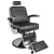 Fotel barberski Gabbiano Imperial czarny