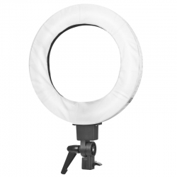 Lampa pierścieniowa Ring light 12' 35W fluorescent biała + statyw