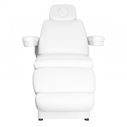 Fotel kosmetyczny elektr. Azzurro 878 5 siln. biały