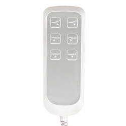 FOTEL KOSMETYCZNY ELEKTR. BASIC 156A PEDI 3 SILN. BIAŁY