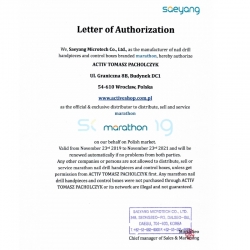 Saeyang frezarka Marathon Handy Eco +SDE-BS50S1 bezszczotkowa