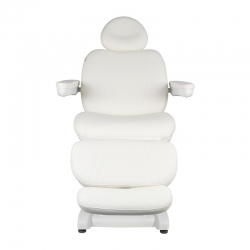 FOTEL KOSMETYCZNY ELEKTR. AZZURRO 872A 2 SILN. BIAŁY