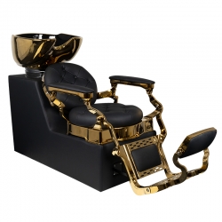 Gabbiano myjnia barberska Claudius Gold czarna