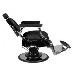 GABBIANO FOTEL BARBERSKI ETTORE CZARNY