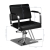Fotel fryzjerski Hair System HS202 czarny